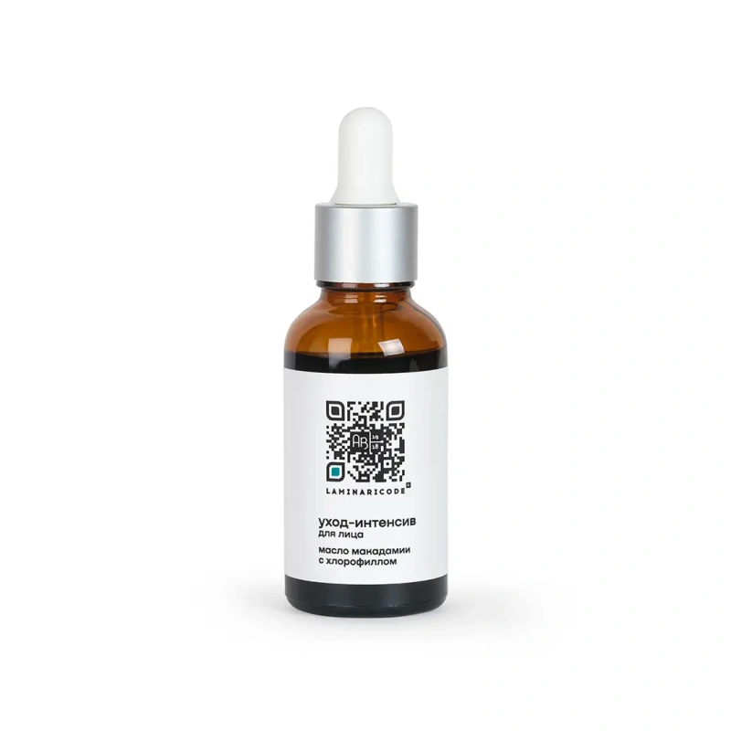 Лицевая сторона флакона LAMINARICODE уход-интенсив для лица