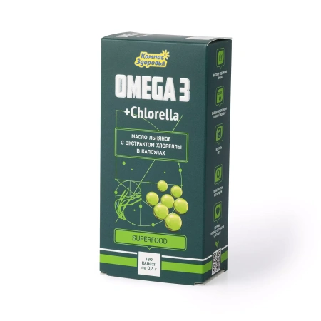 Омега-3 (с хлореллой)